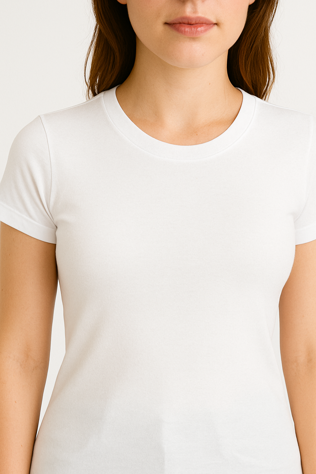Happy White Supima Women's Cotton T-Shirt