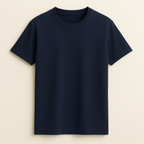Happy Navy Blue Supima Cotton T-Shirt