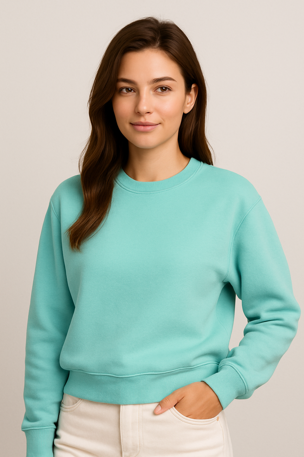 Happy Mint Sweatshirt Women