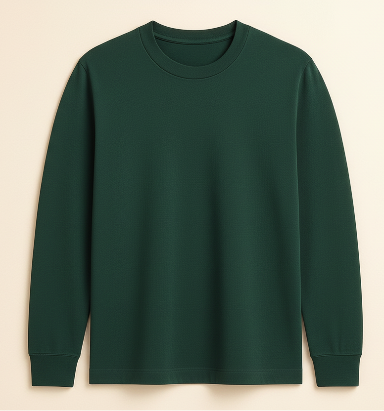 Green Full Sleeve Tshirt