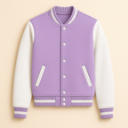 Happy Lavender Varsity Jacket Women