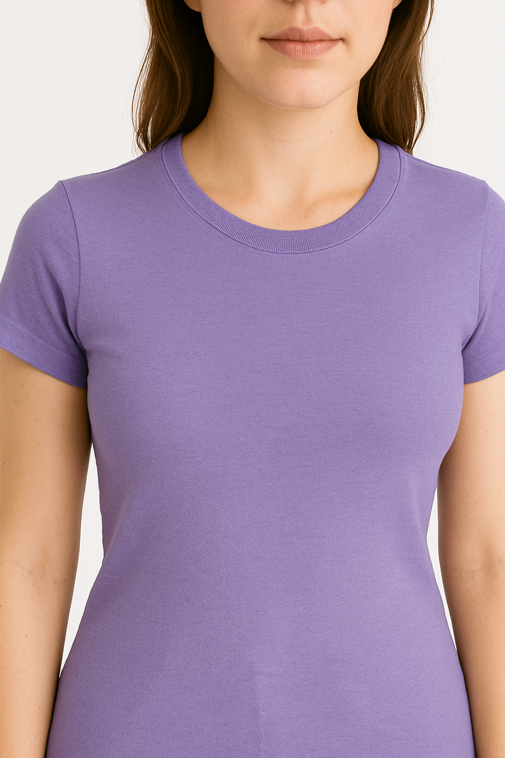 Happy Lavender Supima Women's Cotton T-Shirt