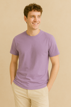 Happy Lavender Supima Cotton T-Shirt