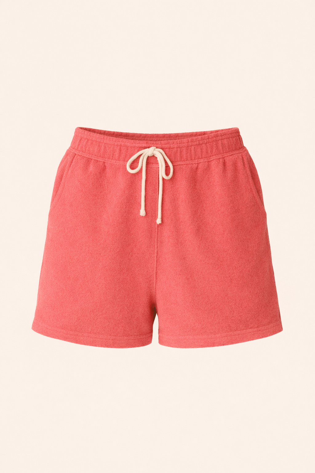 Happy Flamingo Terry Shorts Women
