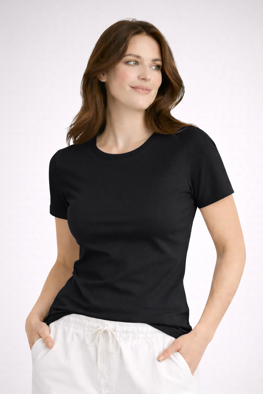 Happy Black Supima Women's Cotton T-Shirt