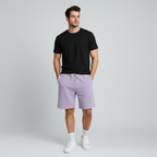Happy Lavender Terry Shorts Men