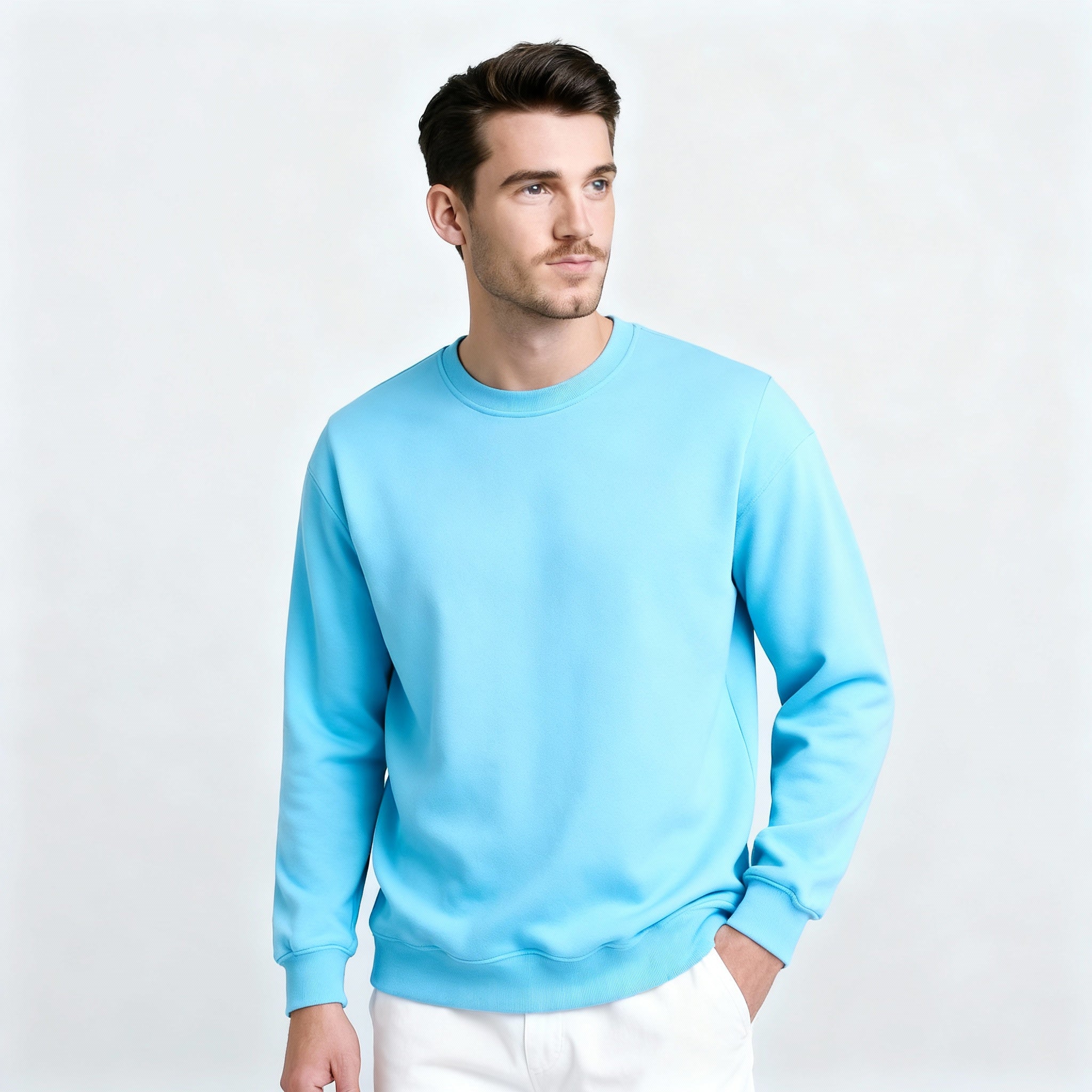 Happy Baby Blue Sweatshirt Men