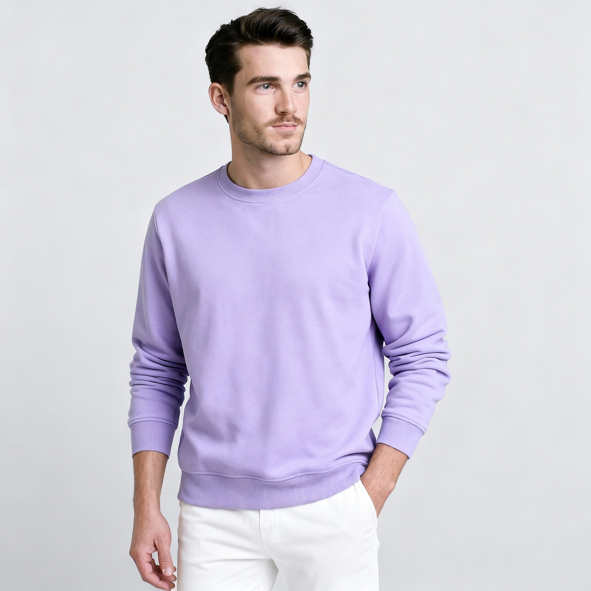 Happy Lavender Sweatshirt Men