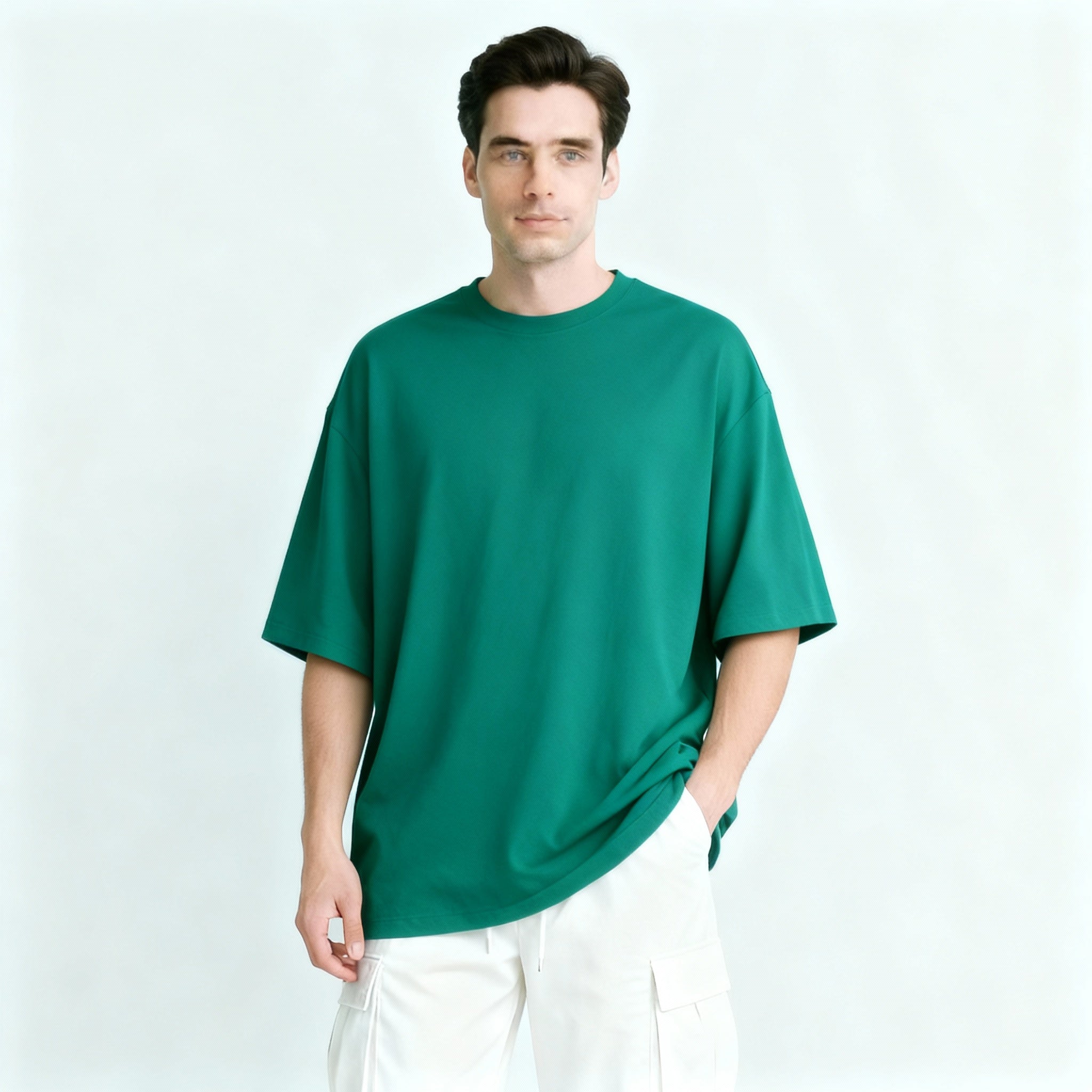 Happy Jade Terry Oversized Tee Men